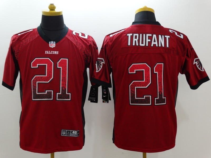 Men's Atlanta Falcons Desmond Trufant #21 Red Jersey
